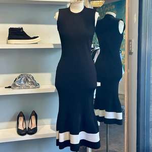 Victoria Beckham Fit & Flare Dress - SIZE 3 (NZ