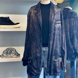 Acne Studios Distressed Twill Blazer - SIZE NZ L