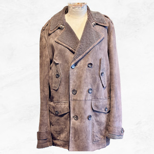 Frontpage: Gucci Shearling Double Breasted Unisex Coat - SIZE M