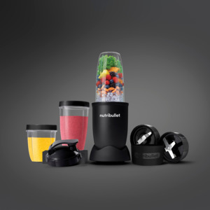 Personal Blenders: Nutribullet 1000W Black Mega Pack