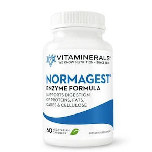 Health Support Vegetarian Vegan: Vitaminerals Normagest Digestive Support Capsules 60cp