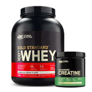 Optimum Nutrition: ON Gold Standard Whey 5lb + ON Creatine 300g