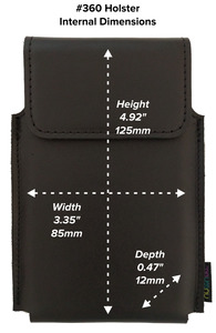 Nutshell #360 Leather Belt Case