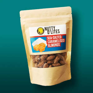 Full Range Caramelised Nuts: Caramelised Almonds - Sea-Salted Caramel