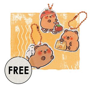 Capybara Keychain