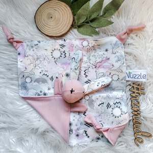 Merino Nuzzle Bunnies: Watercolour Dreams + Spicy Blush Merino