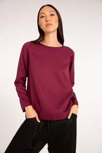 Sale Tops: QUARTZ TOP | MERLOT