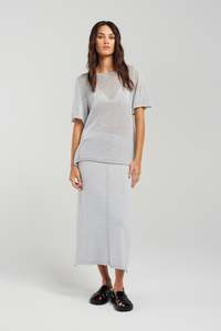 Ss25 Kitwear Collection: POPPY SKIRT | DOVE