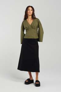 Linen Lovers: HAZEL TOP | KHAKI