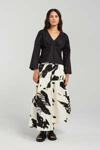 Linen Lovers: HAZEL TOP | BLACK