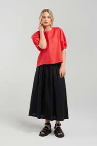 Linen Lovers: THEA TOP | WATERMELON