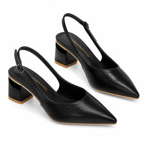Wesley Slingback Flared Block Heels