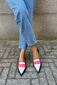 Womens Shoes: Greta | Orthopedic Loafers for Women with Arch Support & Color Block Design | Comfortable Slip-On Shoes for All-Day Wear