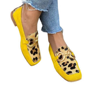 Womens Shoes: Maria Inspired Stylish Animal Print Loafers for Women with Enhanced Arch Support Comfortable Slip-Ons for All-Day Wear