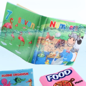Kids Baby: Baby Friendly Early Education Baby Cloth Books Trending Infant Baby Soft Cloth Books Early Learning Sensory Books