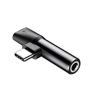 2-in-1 USB Type-C Converter to 3.5mm AUX Jack Adapter USB-C