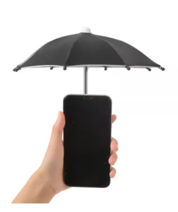 Accessories: Mobile Phone Umbrella Holder