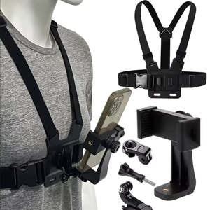 New: Mobile Smartphone Chest Mount Strap Holder Kit