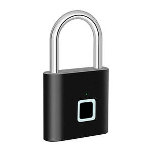 Accessories: Keyless USB Charging Fingerprint Lock Smart Padlock