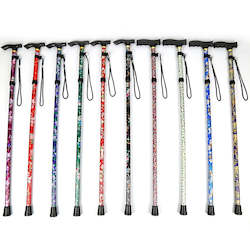 Walking Sticks: Telescopic Walking Sticks Collapsible Cane Trusty Running Canes Folding Hiking Trekking Poles