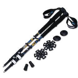 Walking Sticks: 2pcs/lot 240g/pcs Trek Pole Nordic Walking Poles Telescopic Alpenstock Aluminum Alloy Shooting