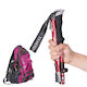 Anti Shock Walking Stick Hiking Trekking Trail Ultralight 4-section Adjustable C&hellip;