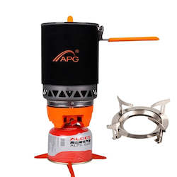 Cookers: 1600ml Portable Camping gas stove cooking System Butane Propane Burners