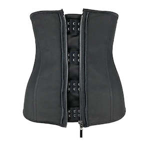 Women Latex Waist Trainer Body Shaper Corsets with Zipper Cincher Corset Top Sli&hellip;