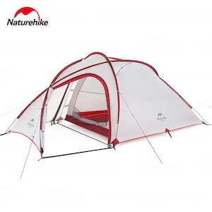 Tents & Hammocks: Naturehike Hiby Camping Tent 3-4 Persons Ultra-light 20D Double Layer Tent for All Seasons