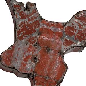 Sculpture: Map Of New Zealand (Red)