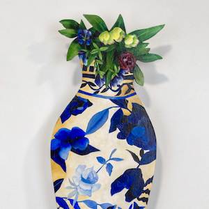 Gill Hay: Vase with Garden Flowers