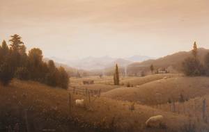 Paintings: Summer Evening Moutere Valley