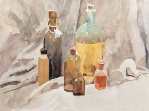 Still Life with Bottles