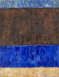 View Art: Plain Song: Small Study - Blue & Brown