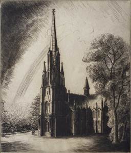 View Art: Sunshine and Shadow, First Church, Dunedin
