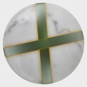 Sold: Operator: Marble / Green Glass Cross