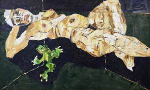 Frontpage: Reclining Nude with Frog