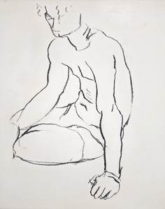 Figure Study - Sitting Man