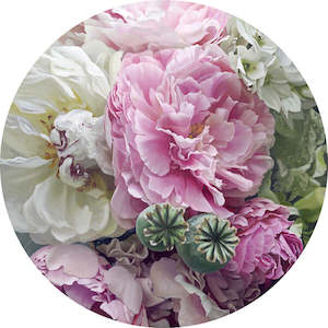 Greeting Cards: Flower Market Bunch Mini Notecard by Alison Gilmour