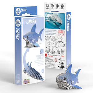 3D Cardboard Model Kit Shark
