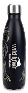 Drink Bottle: Wild Kiwi Vacuum Bottle 500ml - Kowhaiwhai