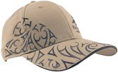 Adult Hats: Kia Kaha Kowhaiwhai Cap - Khaki