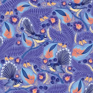 Greeting Cards: Catherine Marion - Fantails - Card