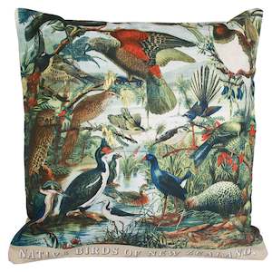 Cushions: Prestige Native Birds Of NZ Cushion Cover