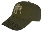 Adult Hats: Tattoo Kiwi Cap Moss 58 cm