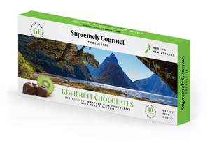 Food: Scenic New Zealand Kiwifruit Milk Chocolates 10 piece
