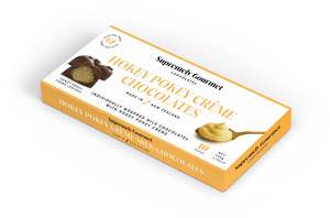 Food: Milk Chocolate Hokey Pokey Crème 10 piece Flat Box