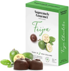 Food: Supremely Gourmet Feijoa Milk Chocolates 10 Pieces