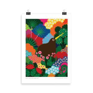A4 Art Print - Kiwi Wonderland