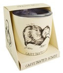 CAFFEINATED KIWIS TRAVEL MUG